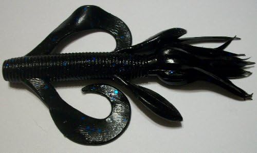 Gary Yamamoto Kreature, 4", Blue Pearl with Large Silver Flake