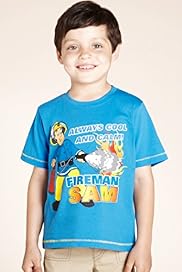 Pure Cotton Fireman Sam Design T Shirt