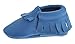 Sayoyo Baby Blue Tassels Soft Sole Leather Infant Toddler Prewalker Shoes (0-6 months, Blue)