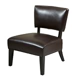 Sonny Brown Leather Accent Chair