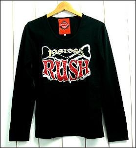 (トウキョウラッシュ)TOKYO RUSH The Real Colorスパンコール長袖Tシャツ「ラッシュボーン」