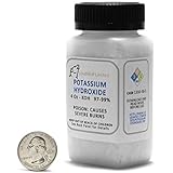 Potassium Hydroxide "Caustic Potash" / Fine Flakes / 4 Ounces / 99% Pure / Food Grade / SHIPS FAST FROM USA