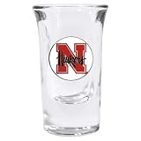 Set of 2 Nebraska Cornhuskers Fluted Shot Glass - NCAA College Athletics - Fan Shop