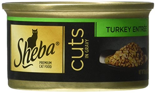 Pedigree 24 Piece Sheba Cat Cuts Turkey Pet Treat, 3 oz