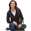 J. America Ladies' Allison Full-Zip Hooded Jumbo Thermal