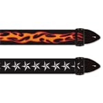 Guitar Straps - Flames / Stars (2-PACK)