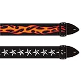 Guitar Straps - Flames / Stars (2-PACK)