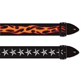 Guitar Straps - Flames and Stars - 2-Packby i-CON by ASD