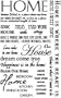 Royal Brush Sentiments and Phrase Rub Ons 5-1/2 Inch by 9 Inch Sheet, Home Sentiments