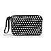 Built Go-Go Diaper Clutch, in Mini Dot Black and White
