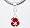 Birthstone Spacer Bead Charm (July Dangle Ruby 9mm)