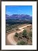 Dirt Road Winding Through Range, Flinders Ranges National Park, Australia Framed Photographic Poster Print by Christopher Groenhout, 21x29