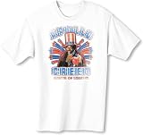 Rocky Movie APOLLO CREED Adult White Boxing T-shirt, Medium