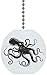 Grey Octopus Solid Ceramic Fan Pull