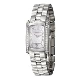 Baume and Mercier MOAO8745 Hampton White Mother-of-Pearl Dial Stainless Steel Ladies Watch 