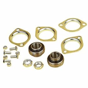 Go-Kart Live Axle Bearing Kit For 1in. Axle With 2-Hole Flangettes
