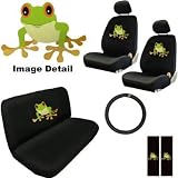 Frog 11 pcs Combo Seat Cover, Steering Wheel Cover and Shoulder Pad
