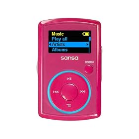 SANSA CLIP 2GB MP3 PINK USB FM RADIO