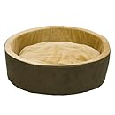 K&amp;H Manufacturing Thermo-Kitty Bed Large Mocha 20-Inch 4 Watts