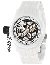Invicta Womens 1900 Russian Diver Mechanical Black Skeleton Dial Watch