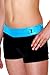TumbleWear Big Girl's Aqua/Black Hipster Shorts SM 8-10