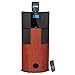 Pyle Home PHST94IPCW 600 Watt Digital 2.1 Channel Home Theater Tower with Docking Station for iPod/iPhone/iPad (Cherry Wood) : image