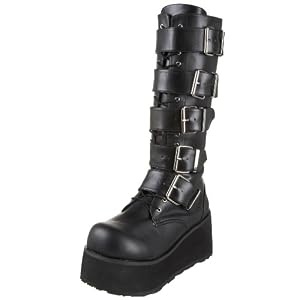 Buy Demonia by Pleaser Mens Trashville-518 Goth Boot by Pleaser