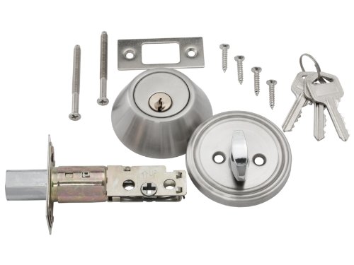 Dead Bolt, Stainless Steel Deadbolt with Double Side or Single Side Option by Nova Hardware (Single Sided)