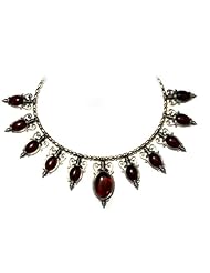Sterling Silver Cherry Amber "Catherine the Great" Necklace