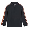 Boys' ProSpirit® Micro Fleece 1/4 Zip Top - Grey