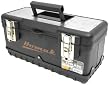 HOMAK BK00115000 15-Inch Black Painted Steel Tool Box