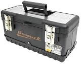HOMAK BK00115000 15-Inch Black Painted Steel Tool Box