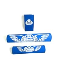Sports: SE Racing Bikes Retro BMX Padset Blue White 3 Piece Set - SE Bikes