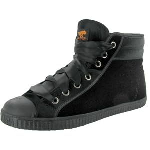 Buy ROCKET DOG Scream Out Ladies Velvet Lace Up Ribbon Casual High Top Sneaker Shoes Black