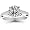 Platinum 1.50 Carat Round Cut Trellis Setting Solitaire Diamond Engagement Ring - (G-H;SI1-2) Size 5