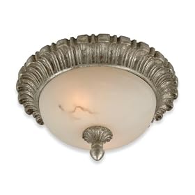 Royce Lighting RFM2156OES Tuscany Flush Mount Ceiling Fixture Olde English Silver with... by Royce Lighting