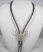 Diamondcut Pewter Silvertone Skull Bolo Tie