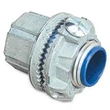 Thomas & Betts 700 2 EG 2-1/2 Zinc Grounding Hub with thermoplastic insulating throat; sealing ring