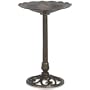 Astonica 50808210 Cast Iron / Aluminum Antique Bronze Finish Rose Birdbath