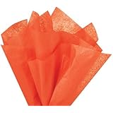 1 X Bulk Tissue Paper Orange 20" x 30" - 48 Sheets