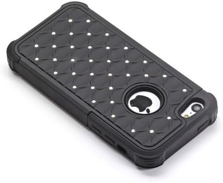 (TRAIT)Black SkyStar 2in1 Hybrid Case Snap on Cases For iphone 5c Covers For iphone5c Protective Skin Shell