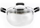 Hamilton Beach 94009 Stainless Steel Elite 5 Quart Covered Dutch Oven