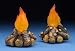 2-Piece Fontanini 7.5" Nativity Village Lighted Campfire Set #50813
