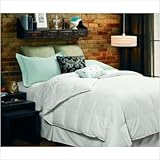 10" Baffled Boxstitch Lightweight Snow White Down Comforter Size: Twin