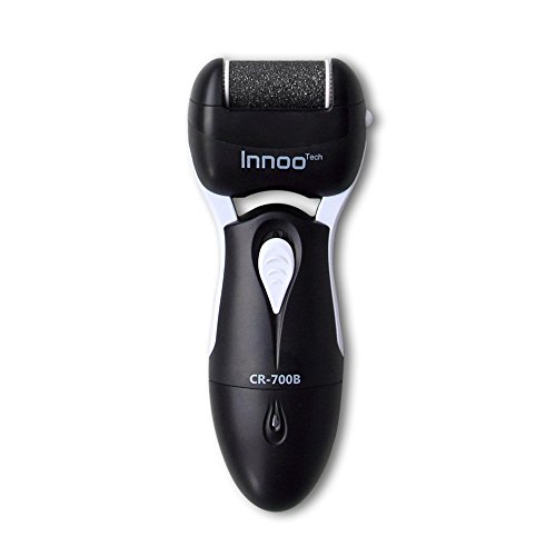 Callus Remover - Innoo Tech Rechargeable Pedicure Foot File [Electric Callus Remover] - Gently and Instantly Remove Dead, Hard, Coarse Skin and Calluses on Foot Dead Skin with 2 Free Rollers (Black)