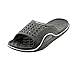Vertico Slide-on Women's Shower and Poolside Sandal (9/10, Black)