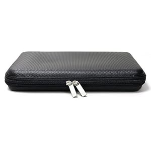 CaseCrown Foam Lined Hard Case (Black) to Protect the Samsung GO N310-13GMB 10.1-Inch Mint Blue Netbook