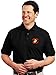 Spiffy Custom Gifts Mens U.S. Marine Corps Embroidered Polo Shirt Large Black