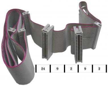 IDC34 x 4 / CE34 x 2, 46 inch Floppy Cable. IDE Cables, IDE Cables
