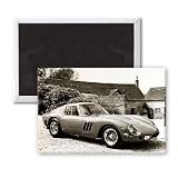 Ferrari 250 GTO - 3x2 inch Fridge Magnet - large magnetic button - Magnet